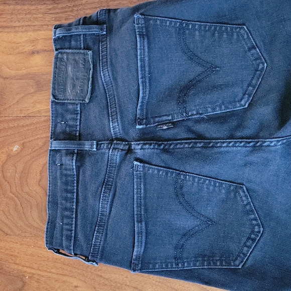 Levi's Mile High Super Skinny Black Jeans size 25 - Picture 3 of 7